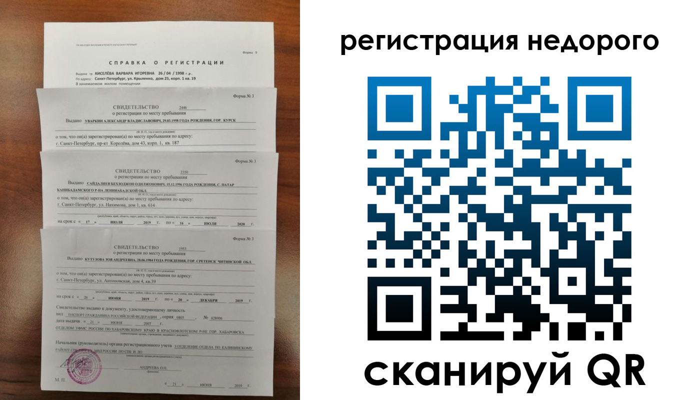 временная регистрация купить в Котово